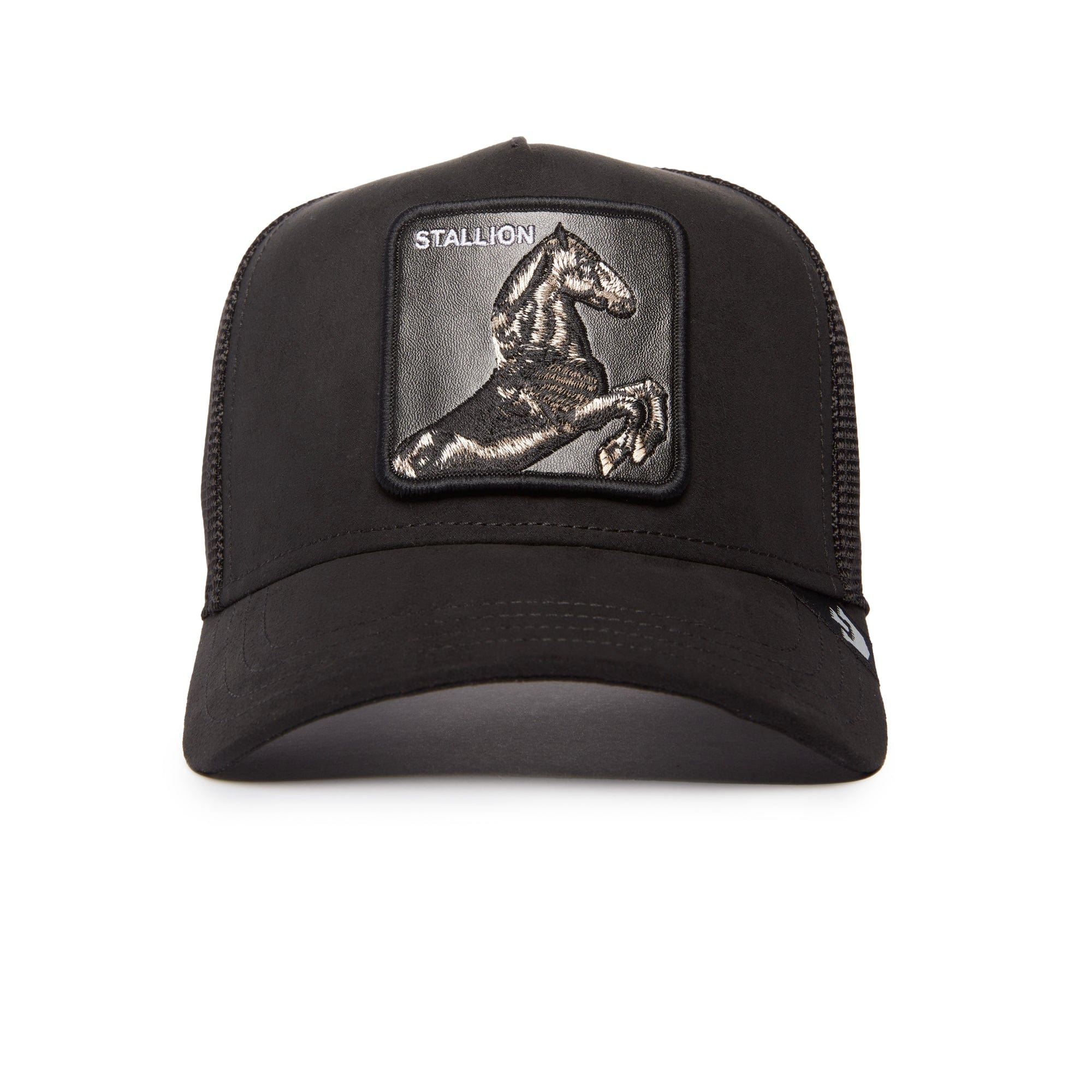 Jockey Trucker Goorin Bros The Suede Stallion Unisex Negro