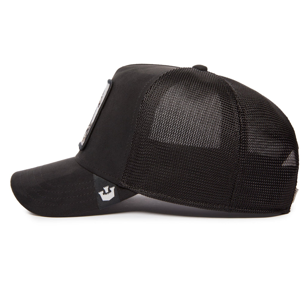 Jockey Trucker Goorin Bros The Suede Stallion Unisex Negro