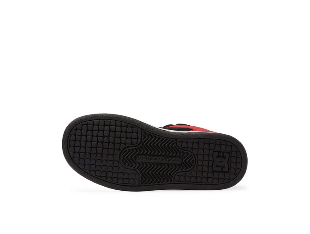 Zapatilla Dc Manteca 4 HI Junior Rojo Negro Blanco
