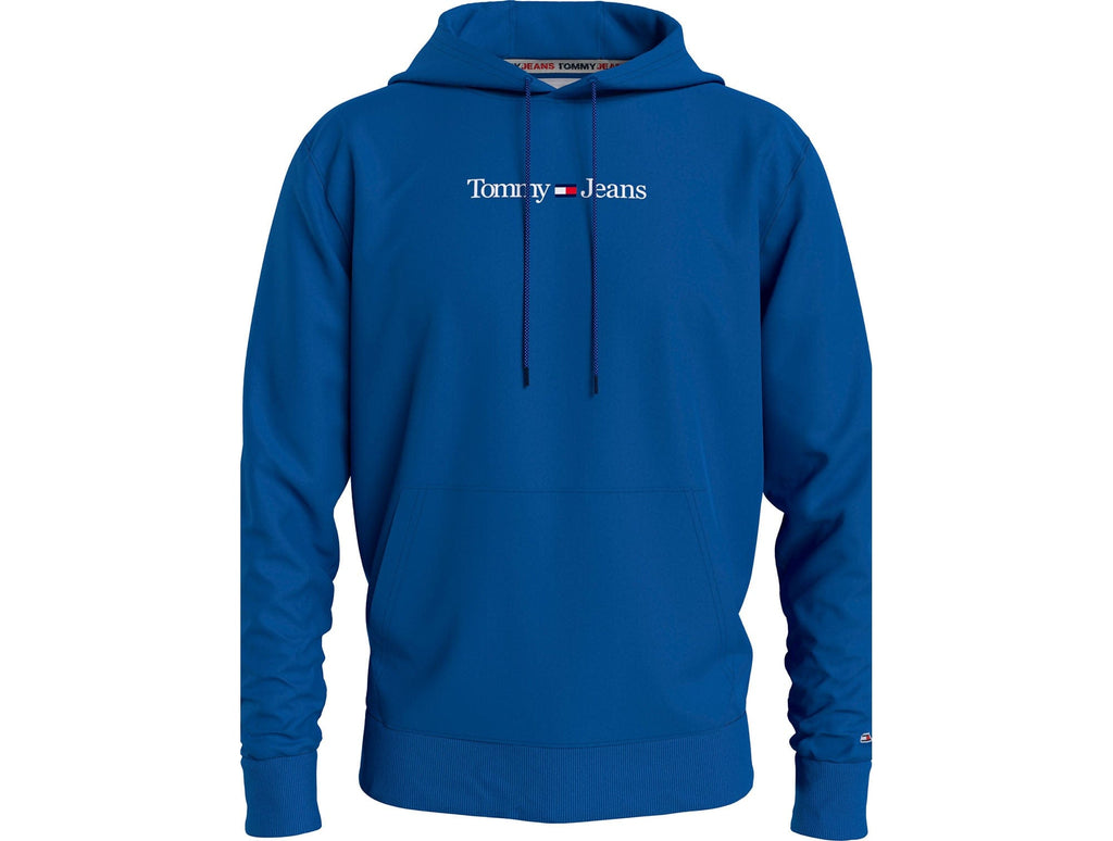 Poleron Cg Tommy Reg Linear Hoodie Hombre Azul