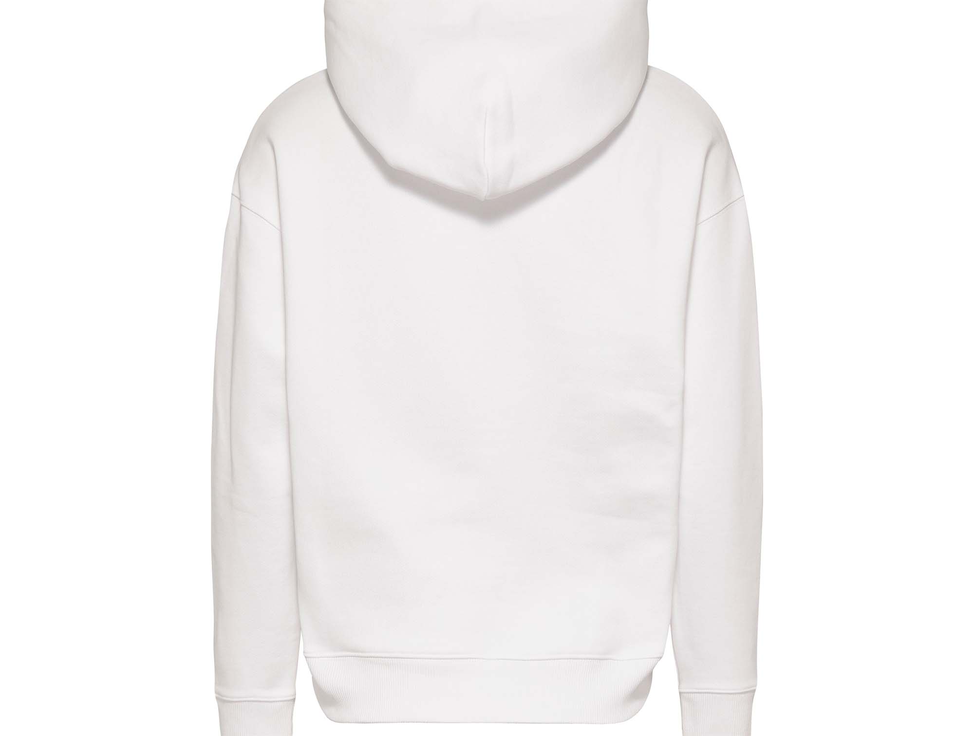 Poleron Cg Tommy Center Badge Hoodi Mujer Blanco