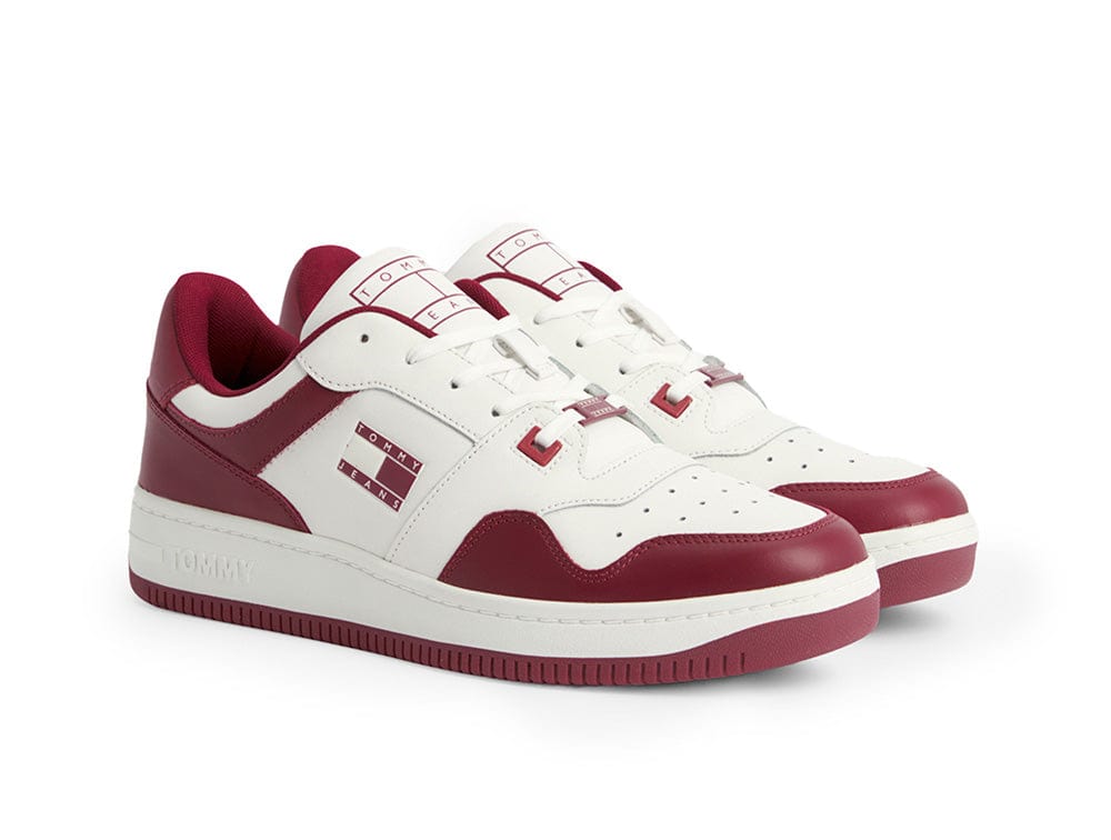 Zapatilla Tommy  Basket Premium Hombre Blanco