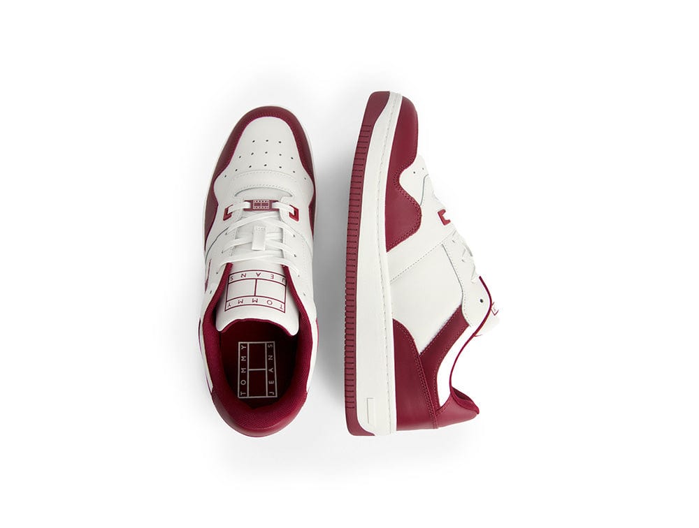 Zapatilla Tommy  Basket Premium Hombre Blanco