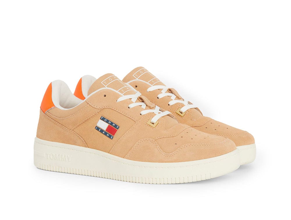 Zapatilla Tommy  Basket Hombre Beige