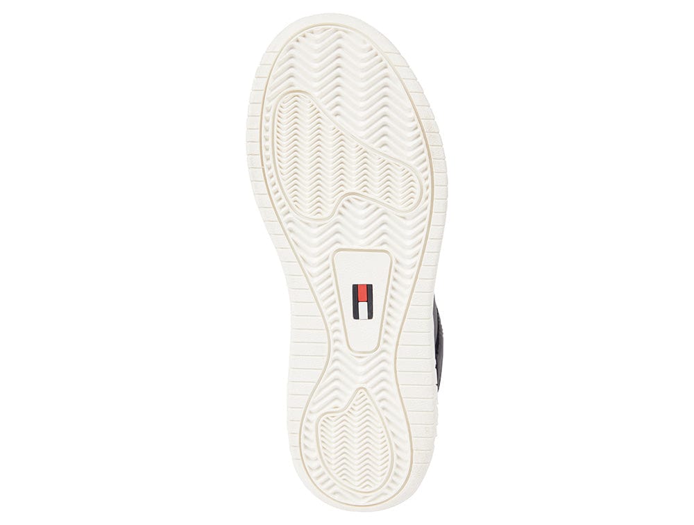 Zapatilla Tommy Retro Basket Plataforma Mujer Negro