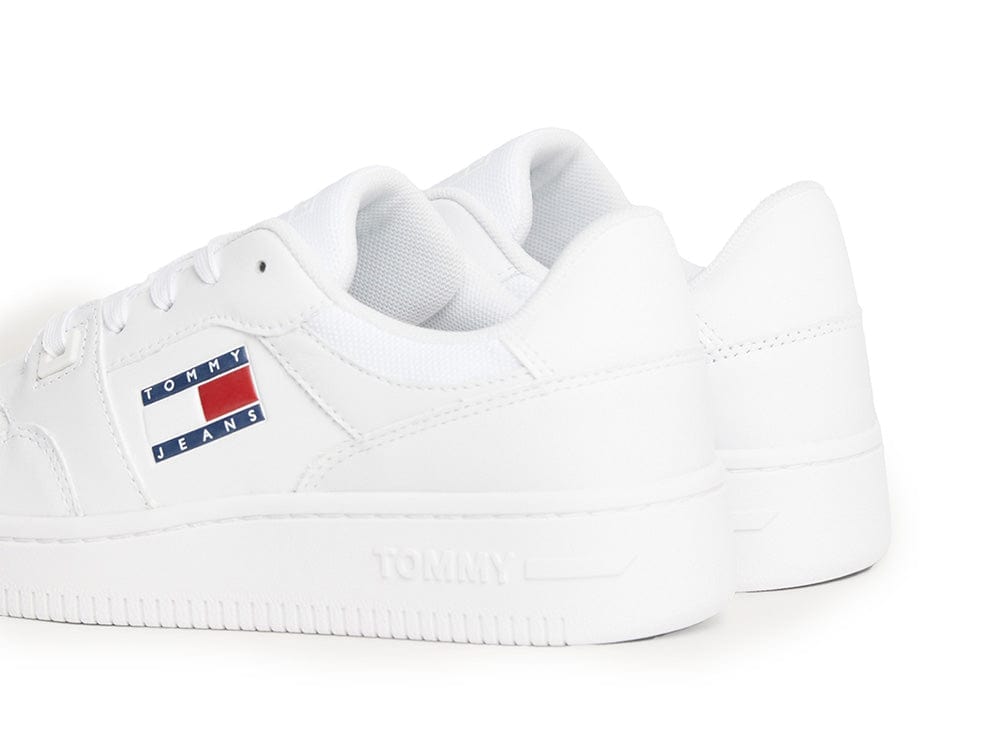 Zapatilla Tommy  Retro Basket Ess Mujer Blanco