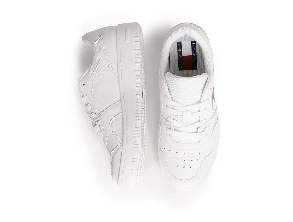 Zapatilla Tommy  Retro Basket Ess Mujer Blanco