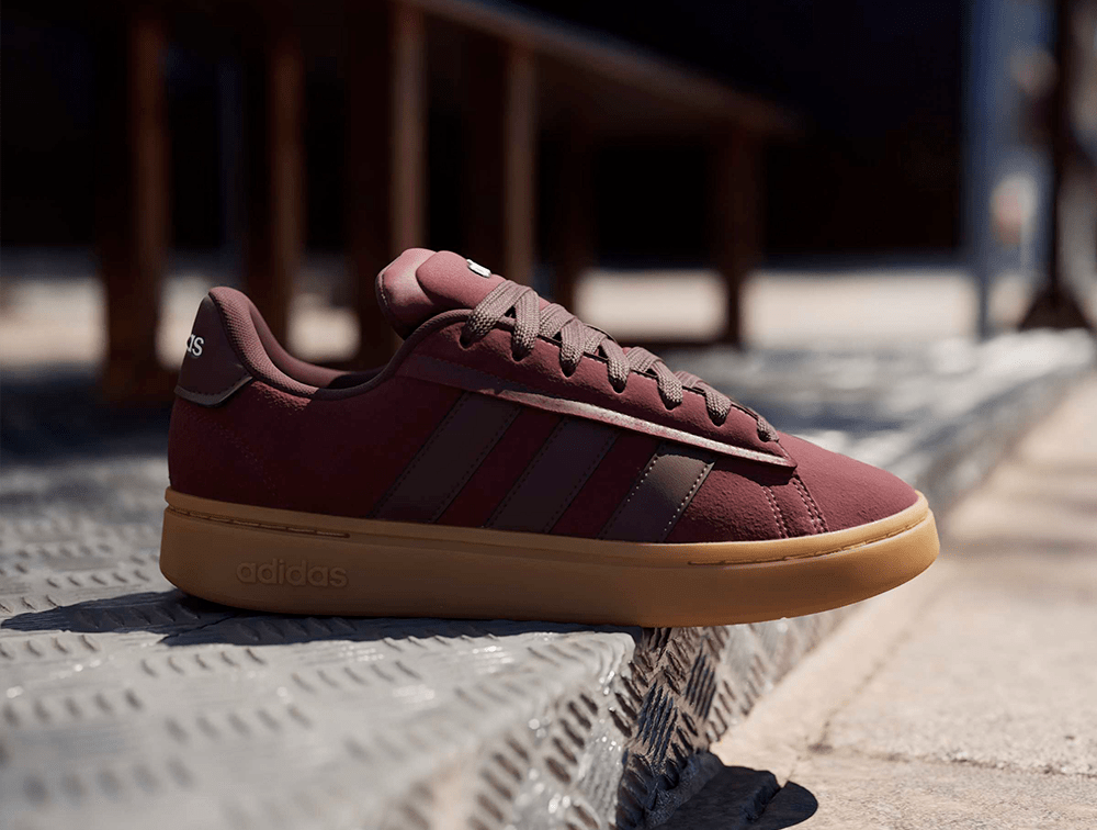 Zapatillas Adidas Grand Court Alpha 00S Hombre Burdeo