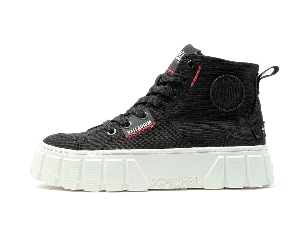 Zapatilla Palladium Pallatower Hi Patch Mujer Negro